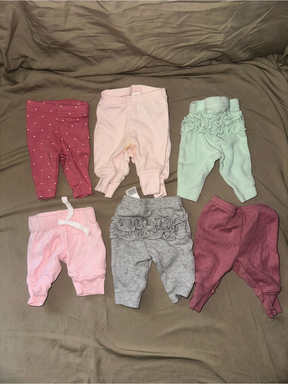 Baby Girls' Diaper Cover Pants - Pink, Light Pink, Mint, Gray, Berry